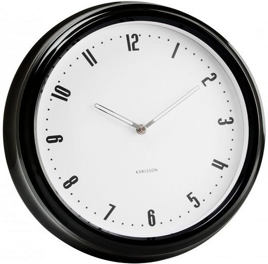 WANDUHR RETRO STATION METALL SCHWARZ