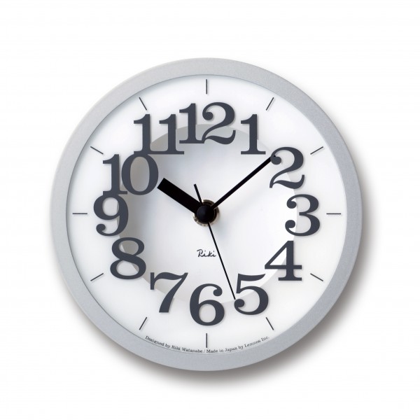 WANDUHR RIKI AIR CLOCK GRAU